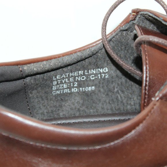 Bonafini Collection Men's Dress Shoes c-172 brown size 12 - Picture 10 of 12